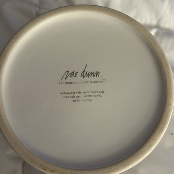 Rae Dunn BAKING round dish dish 5 1/2 inches diameter oven safe microwave - Picture 6 of 6